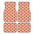thumbnail image 1 of Fotbe Maple Leaves A Juego de 4 Tapetes para Auto con Estampado – Alfombrillas de Goma Reforzada, Diseño Antideslizante, Protección para Todo el Año – Vehículos, Autos, Camionetas y SUVs, 1 of 7
