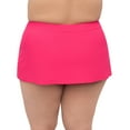 thumbnail image 3 of Aqua Green, Women's Plus Size Skirted Bottom, Rose Quartz Pink, 2X, 3 of 4