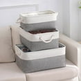 thumbnail image 4 of Hat Storage Container under Crib Drawer Dorm Room Shoe Storage Organization And Storage with Lids under Bed Storage Containers Wheels Flax Storage 1pc Collapsible Fabric Storage With, 4 of 4