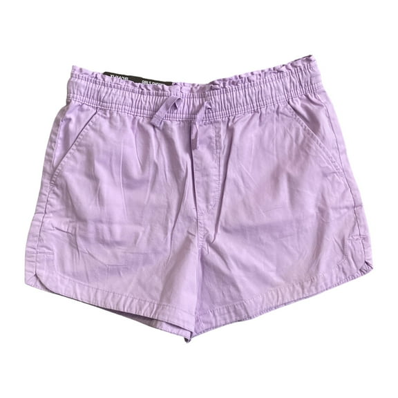 GAP Kid's Girl's Lightweight Classic Woven Drawstring Waist Short (Orchid Bloom, XL (14/16))