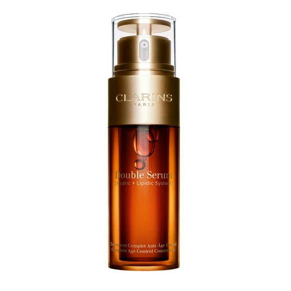 Serum doble antienvejecimiento Serum Clarins con 21 ingredientes vegetales