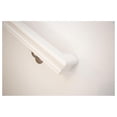 thumbnail image 7 of Solid Red Oak Handrail Kit with Wall Returns and Wall Mount Brackets (Matching Screws Included). 6010 Profile Unfinished. Indoor Use Only. (4 Ft, Antique Brass), 7 of 7