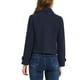thumbnail image 3 of ABRIGO CORTO DE MUJER PEACOAT CON CUELLO CAÍDO Y CIERRE DE BOTONES EN AZUL MARINO TALLA S, 3 of 8