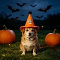 thumbnail image 5 of Gqtwoy Adjustable Pet Halloween Hat, Soft Comfortable Festive Accessories, Elastic Size for Party Cosplay, Pet Photography Props, Pet Costume for Holidays, 5 of 6
