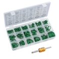 thumbnail image 1 of 270-Piece O-Ring Set, 18 Sizes, Rubber O-Ring Assortment Kit, For Insulating Seal Washer Seals Air Conditioning Car Vehicle Repair Tools Repair Green, 1 of 4