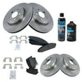 thumbnail image 2 of TRQ Front & Rear Premium Metallic Brake Pad & Rotor Kit w/Chemicals for Chrysler BKA16814, 2 of 6