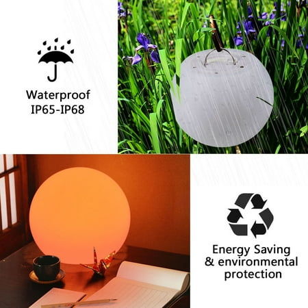 

Rechargeable LED Ball Light Bedroom Decorative Remote Control Lamp Christmas Halloween Party