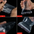 thumbnail image 3 of 100 Piece Set Thick Transparent PE Self Sealing Bags with Red Edges for Excellent Sealing and Resistance - Ideal for Storage Needs 100PCS, 3 of 7