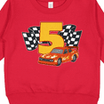 thumbnail image 3 of Inktastic Number Five Race Car Toddler Sweatshirt, 3 of 4