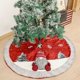 thumbnail image 5 of Falda de árbol de Navidad falda de árbol de lino regalo delantal de árbol de Navidad medias de árbol artículos de decoración, 5 of 5