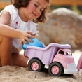 thumbnail image 4 of Green Toys: Dump Truck - Pink & Purple - Toy Construction Vehicle, Realistic Bed, Transportation, Push & Pull Play, Recycled Material, Kid-Toddler 2+, 4 of 9