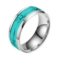 thumbnail image 1 of TIMIFIS Bagues pour Femmes Bague en Acier Inoxydable Bague Couple Bague Bague Bague Bagues, 1 of 1