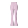 thumbnail image 6 of Haivin Women's High Waist Flare Leg Yoga Pants with Tummy Control and Brushed Interior, Outdoor Sports for Gym, Running, and Daily Use, 6 of 9