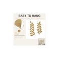 thumbnail image 6 of DecMode Brown Metal Leaf Wall Decor (2 Count), 6 of 8