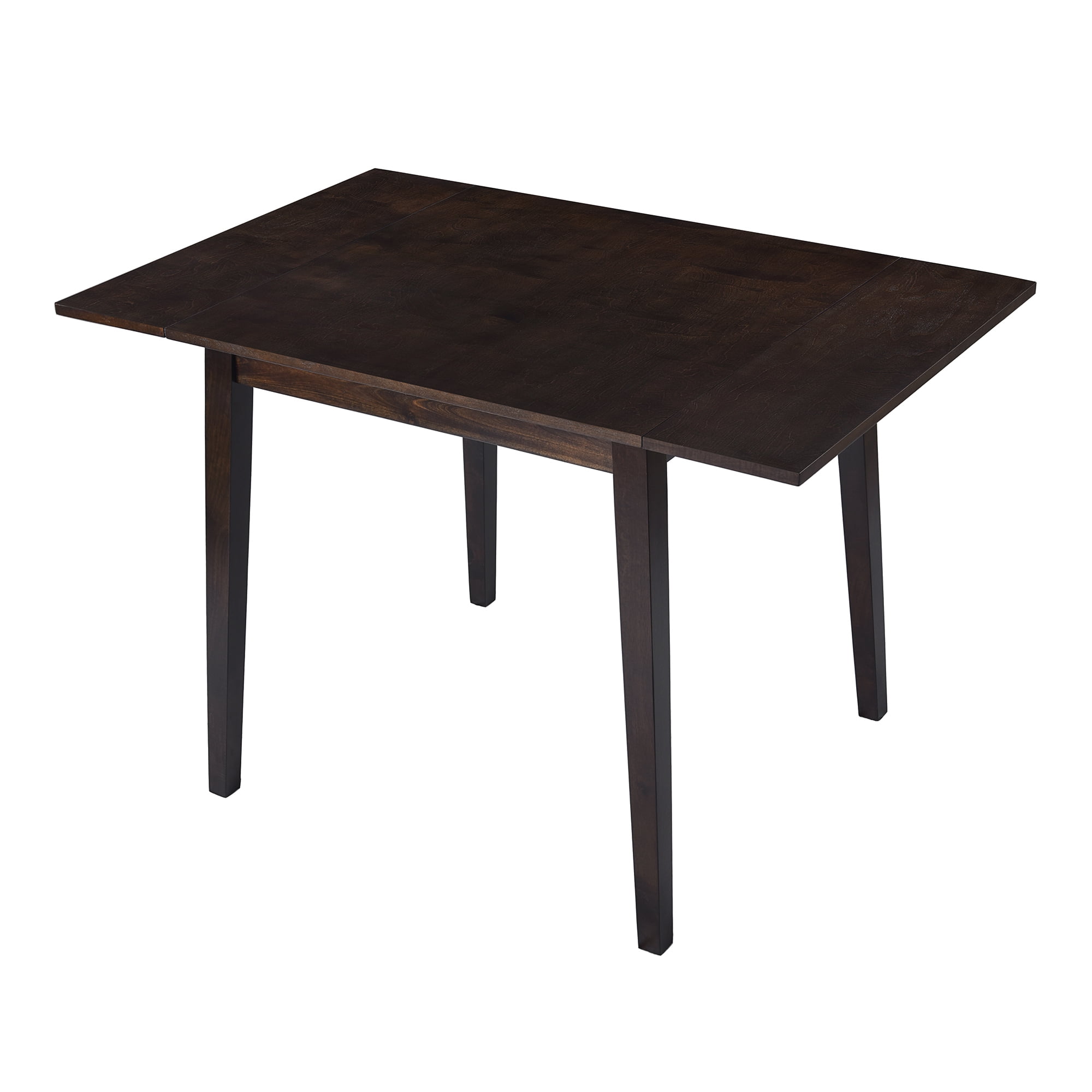Euroco 29"- 45" Extendable Dining Table for 4, Folding Kitchen Table with Wood Legs for Kitchen, Dining Room,Living Room,Small Spaces,Espresso