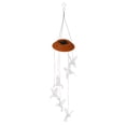 thumbnail image 1 of Lámpara solar LED colorida, resistente al agua IP45, con carillones de viento solares para jardín y patio, transparente, 1 of 14