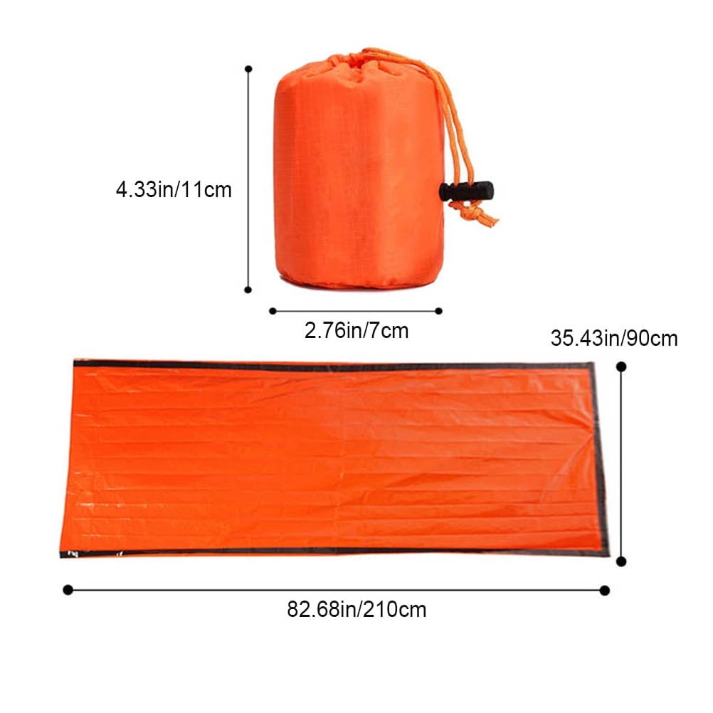 Emergency Sleeping Bag,Emergency Sleeping Bag Waterproof Thermal Sleeping Bag Survival Blanket Achieve More