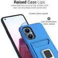 thumbnail image 3 of CoverON For Oneplus Nord N20 5G Case, Credit Card slot Ring KickStand Rugged Phone Cover Magnetic holder, Blue, 3 of 8
