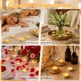 thumbnail image 4 of Giphtpoeet 100 Pack Citronella Tealight Candles Natural Soy Wax Citronella Tea Lights Candles Bulk Smokeless Outdoor Indoor Burning Time for 4 hours, 4 of 9