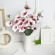 thumbnail image 1 of Decoración del hogar, decoración de habitaciones, decoración de paredes, flores de simulación, 5 tenedores, mariposas, orquídeas, película, mango pequeño, luces de flores, arreglos florales para el ho, 1 of 6