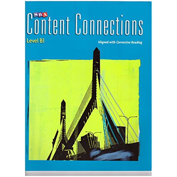 Corrective reading level b1 sra content connections corrective 