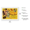 thumbnail image 2 of Cover Girl - Starring Rita Hayworth & Gene Kelly - Directed by Charles Vidor - Vintage Film Movie Poster c.1944 - Japanese Unryu Rice Paper Art Print 24 x 32 in, 2 of 4