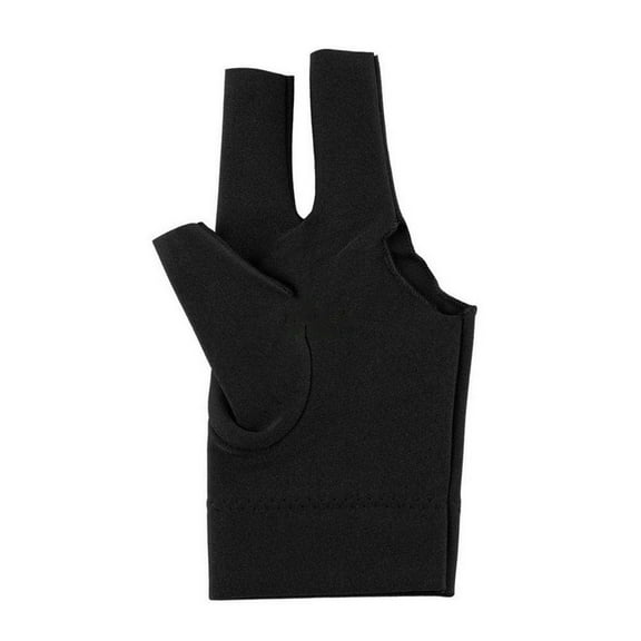 1Pc Spandex Snooker Billiard Cue Gloves Pool Left Hand Open Three Finger Glove