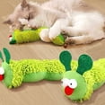 thumbnail image 2 of Catnip Infused Caterpillar Plush Toy for Cats, Soft Fabric Interactive Kicker, Natural Catnip Scented Boredom Relief, Stuffed Animal for Indoor Play Fun, 2 of 6