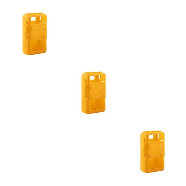 Funda de silicona protectora sweethay Amarillo 3Conjunto