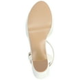 thumbnail image 6 of Journee Womens Nairri Vegan Leather Platform Heel Dress Sandals, Widths Available, 6 of 10