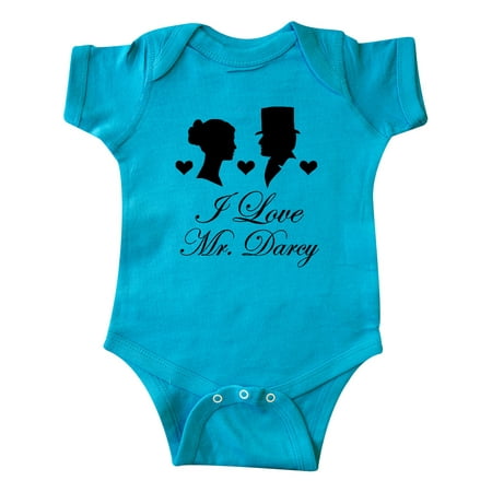 

Inktastic Jane Austen I Love Mr Darcy Gift Baby Girl Bodysuit