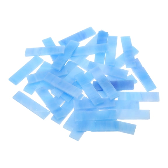 Stained Glass Strip, Sky Blue Mosaic Tiles 200g/7.05 oz