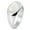 Silver, variant on Sterling Silver Floral Lotus Heart Engraved Oval Flat Top Polished Ring