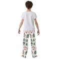 thumbnail image 4 of FORMRS Boys Pajama Pants with Pockets Size 9-10Y Kids Lounge Sleep Bottoms, White Christmas House, 4 of 8