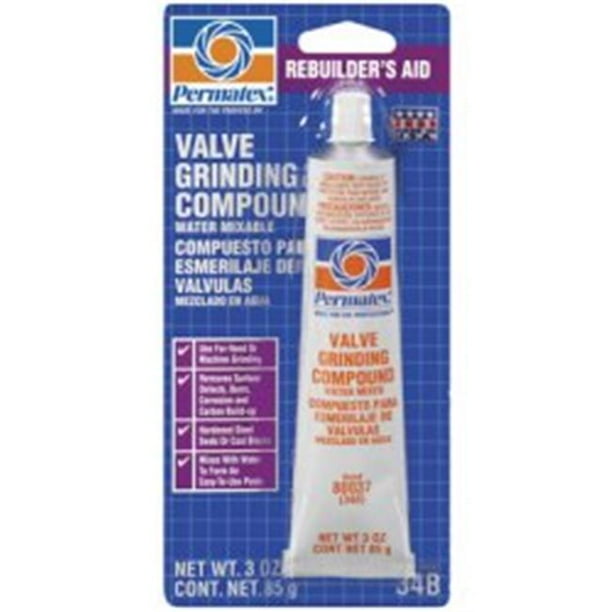 Permatex PTX80037 Valve Grinding Compound, 3 oz Tube Boxed, Case of 12