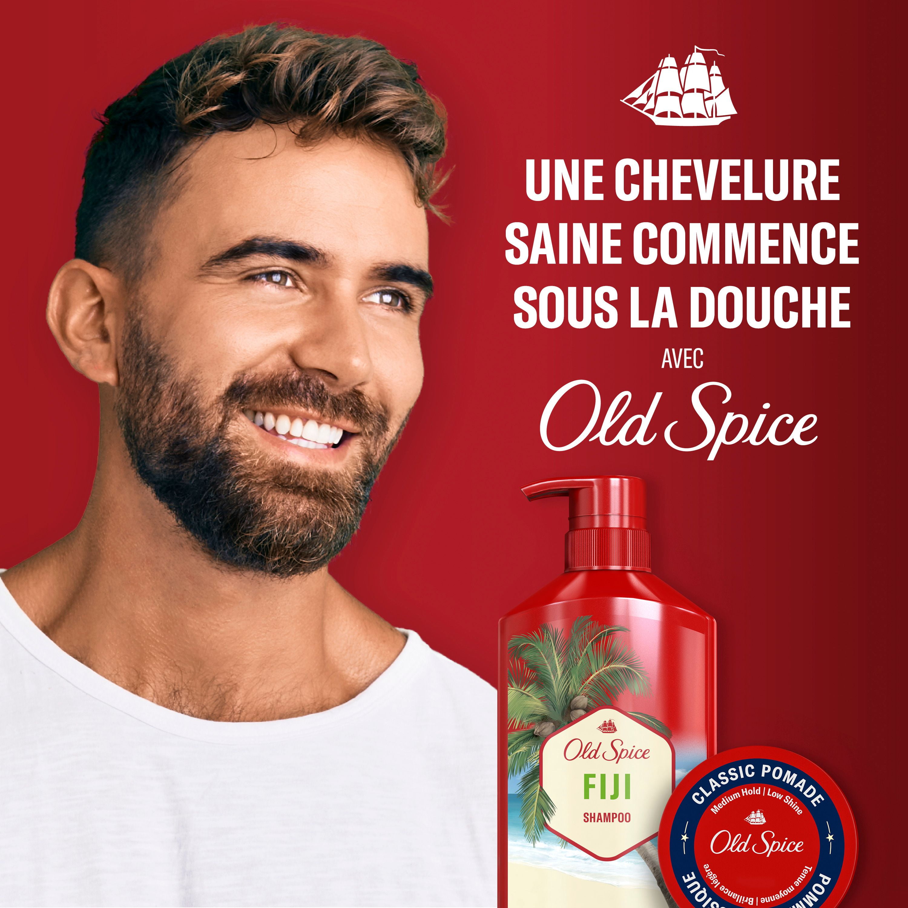 Old Spice Fiji Shampoo for Men, 625 mL