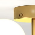 thumbnail image 4 of Artika Bloom Modern Flush Mount Ceiling Light Fixture, Gold, 4 of 5