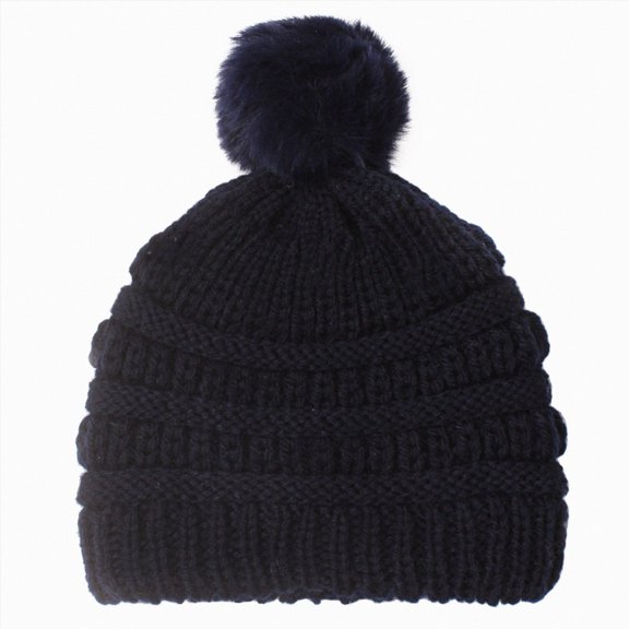 Toddler Boys Girls Kids Beanie Hats Winter Hat Cold Weather Knit Cuff Embroidered Cap 6-12 Months 12-24 Months 2T 3T 4T 5T 6T 7T 8T 9T Children(Navy,One Size)