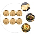 thumbnail image 4 of Miangastore Assiette à Dessert Dorée Lot de 1 5.5x5.5x0.35 Po Acier Inoxydable, 4 of 8