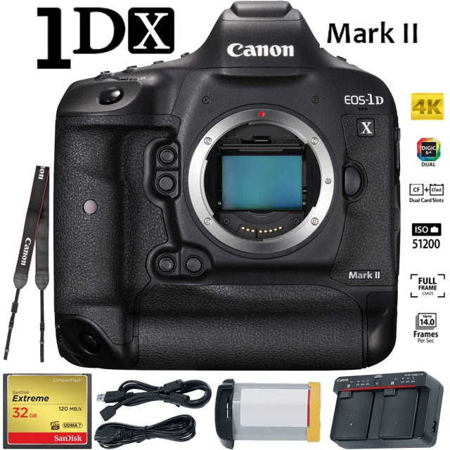 Canon EOS-1D X Mark II Appareil Photo Reflex Numérique Professionnel Ensemble