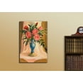 thumbnail image 2 of A Vivid Bouquet of Red Roses in a Vase in Oil Painting Style - Canvas Art Wall Decor - 12" x 18", 2 of 3