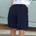 thumbnail image 2 of Akiihool Biker Shorts Boy Boys Flat Front Performance Stretch Short (Blue,6-7 Years), 2 of 6