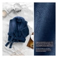 thumbnail image 2 of Bata de Baño Suave, Absorbente y de Secado Rápido, Unisex Real Textil (Azul Marino, Unitalla), 2 of 6