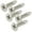 Satin Nickel, variant on Cauldham Bright Brass Wood Screws #9 x 1 Inch for Door Hinges - 25 pack