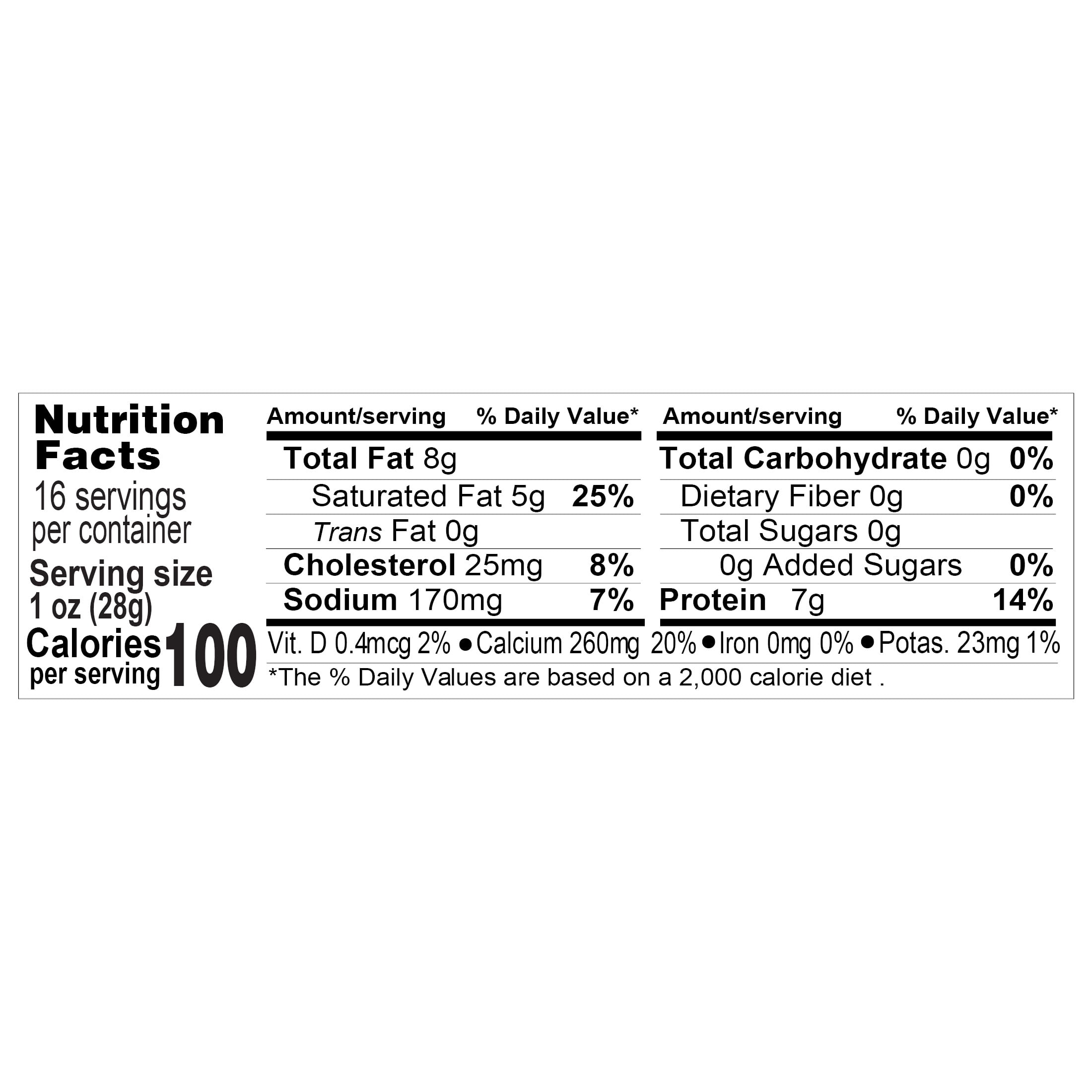 Joseph Farms California Natural Marbled Jack Cheese Chunk, 16 oz – Cheese for Slicing, Shredding, Melting, and Snacking
