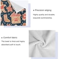 thumbnail image 3 of Coolnut 3 PCS Towel Christmas Cookie Man Candy Cotton Bath Towel Set (1 Bath Towel, 1 Hand Towel, 1 Washcloth) for Bathroom, Super Soft and Quick Dry Towels, 3 of 6