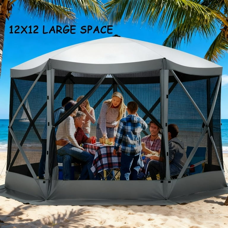 COBIZI 12'x12' Pop-up Gazebo, Waterproof, UV Resistant, Portable