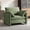 Green, variant on LAUSAINT HOME 42.1" Oversized Accent Chair with 33.6" Wide Seat, Modern Upholstered Single Armchair with 120° Reclined Backrest, 2 Pillows for Living Room, Chenille, Gray