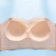 thumbnail image 3 of Gibobby Brasier deportivo para mujer Sujetador sin aros sin costuras para mujer Sujetador con almohadillas para el pecho de belleza Ropa interior deportiva(Beige,6XG), 3 of 5
