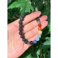 thumbnail image 4 of 7 chakra with Lava Crystal Bead Bracelet 8mm, Wholesale Genuine 7 chakra with Lava Stretch Gemstone Bracelet, Gift for Men & Women (5), 4 of 9
